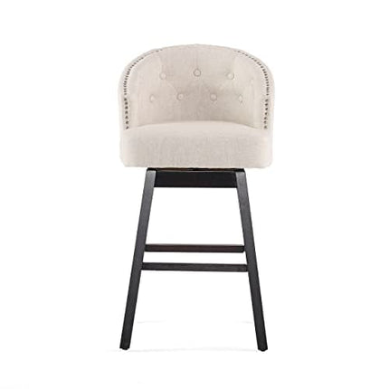 Christopher Knight Home Ogden Barstool, 2-Pcs Set, Beige