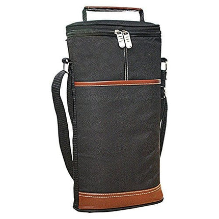 Wine Travel Carrier & Cooler Bag - Chills 2 bottles of wine or champagne.