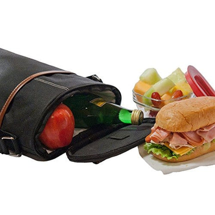 Wine Travel Carrier & Cooler Bag - Chills 2 bottles of wine or champagne.