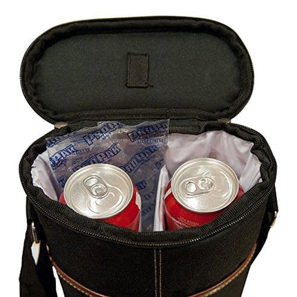 Wine Travel Carrier & Cooler Bag - Chills 2 bottles of wine or champagne.