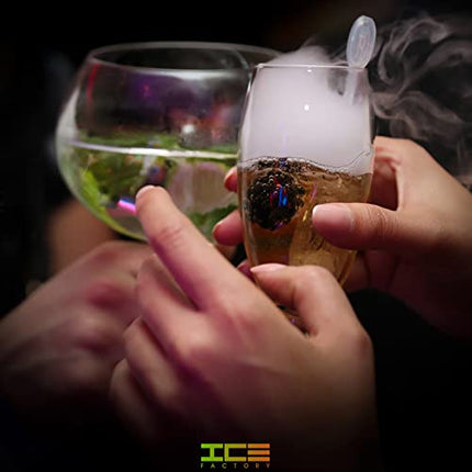 Icicle 50-Pack Drink Stirrer Swizzle Sticks for Smokey Drinks (Use with Dry Ice)