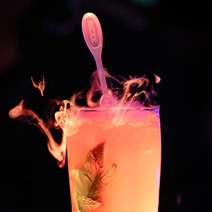 Icicle 50-Pack Drink Stirrer Swizzle Sticks for Smokey Drinks (Use with Dry Ice)