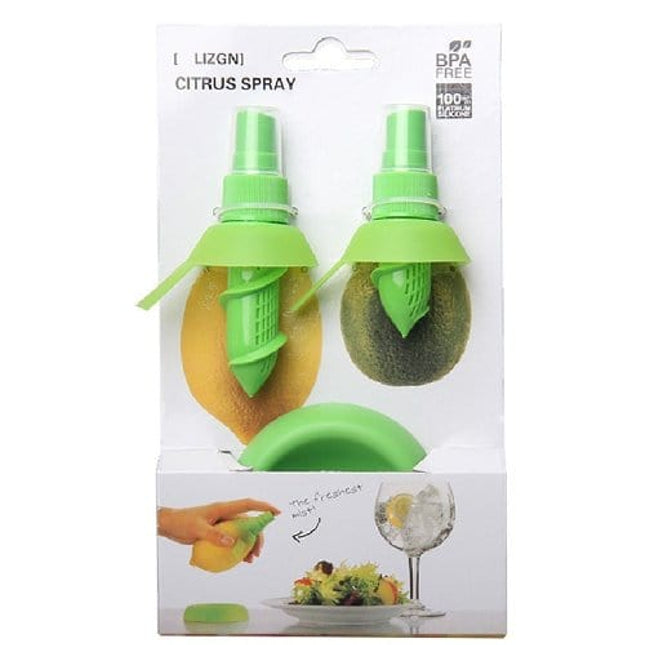 2 Pcs Manual Juice Spray Sprayer Tool Lemon Fruit Juicer Juicy Set