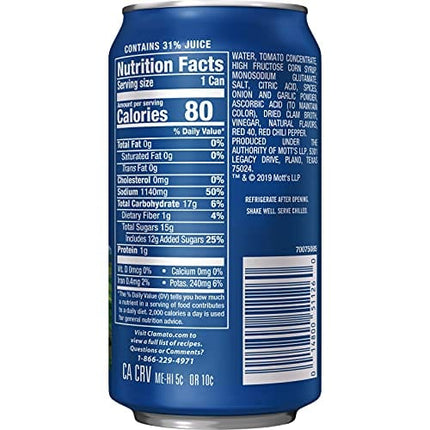 Clamato Original Tomato Cocktail, 11.5 fl oz cans (Pack of 24)