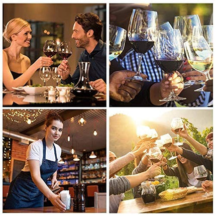 COKUNST Electric Wine Opener, Battery Operated Wine Bottle Openers with Foil Cutter, One-click Button Reusable Automatic Wine Corkscrew Remover for Wine Lovers Gift Home Kitchen Party Bar Wedding