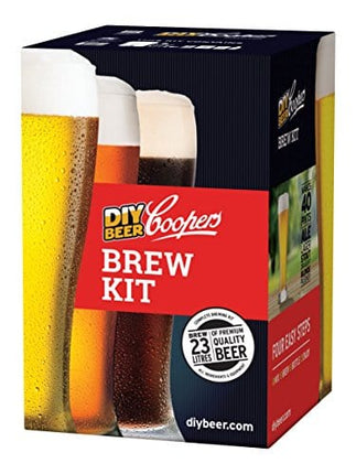 Coopers DIY Beer Home Brewing 6 Gallon All Inclusive Craft Beer Making Kit with Patented Brewing Fermenter, Beer Hydrometer, Brewing Ingredients, Bottles and Brewing Accessories