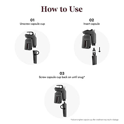 Coravin Pure Capsules - Argon Gas for Coravin Timeless and Coravin Pivot By-the-Glass Wine Saver Systems - Pack of 6