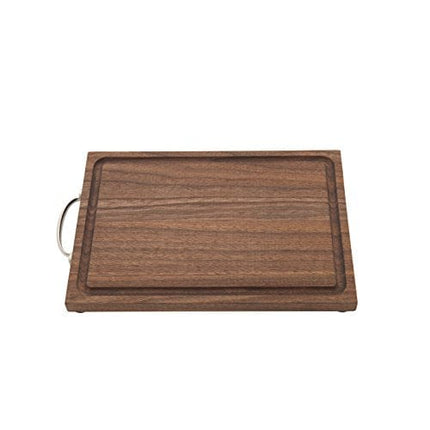 Crafthouse by Fortessa Professional Barware/Bar Tools by Charles Joly, 11" x 7.25" Black Walnut Wood Bar Board/Cutting Board