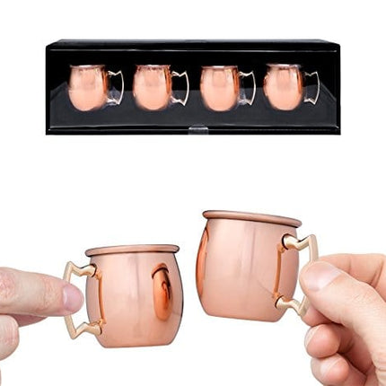 Decodyne Moscow Mule Shot Glasses - 2-ounce (Set of 4)