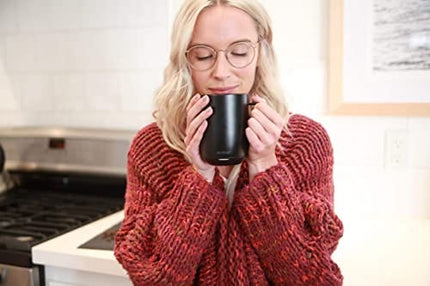 Ember Temperature Control Smart Mug 2, 14 Oz, App-Controlled Heated Coffee Mug with 80 Min Battery Life and Improved Design, Black