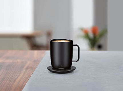 Ember Temperature Control Smart Mug 2, 14 Oz, App-Controlled Heated Coffee Mug with 80 Min Battery Life and Improved Design, Black