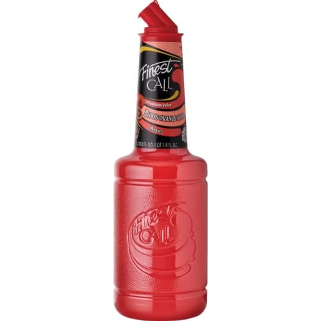 Finest Call Premium Blood Orange Sour Drink Mix, 1 Liter Bottle (33.8 Fl Oz) Individually Boxed