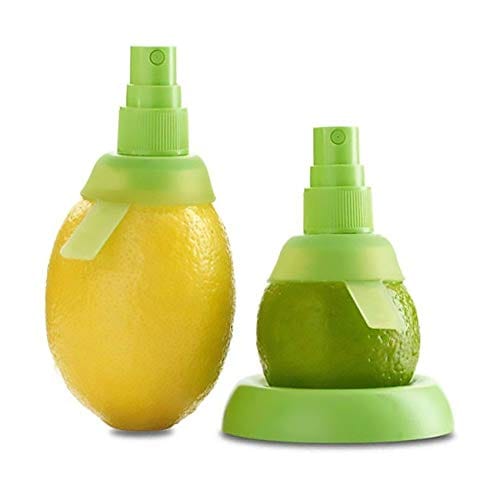 Citrus Sprayer Lemon Lime, 3pcs, in 8cm & 10.5 Cm, Holder Plate, Screw Lock & Pump Top