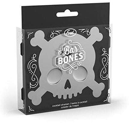 Genuine Fred BAR BONES Skull Cocktail Strainer -