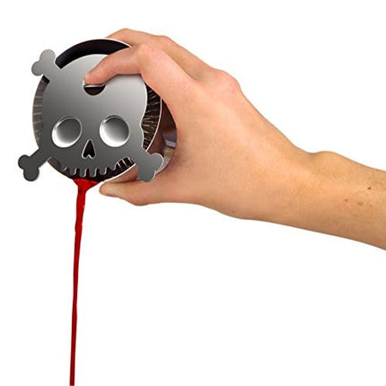 Genuine Fred BAR BONES Skull Cocktail Strainer -