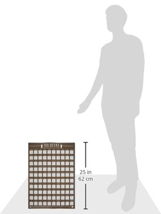 100 Beers Bucket List Scratch Poster