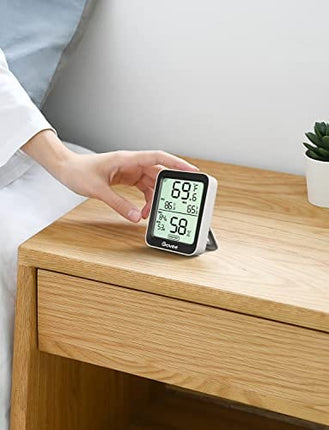 Govee Hygrometer Thermometer H5075, Bluetooth Indoor Room Temperature Monitor Greenhouse Thermometer with Remote App Control, Notification Alerts, 2 Years Data Storage Export