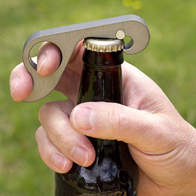 GrabOpener H-type : One-handed GrabOpener with Scratch Resistant Finish (Metal)