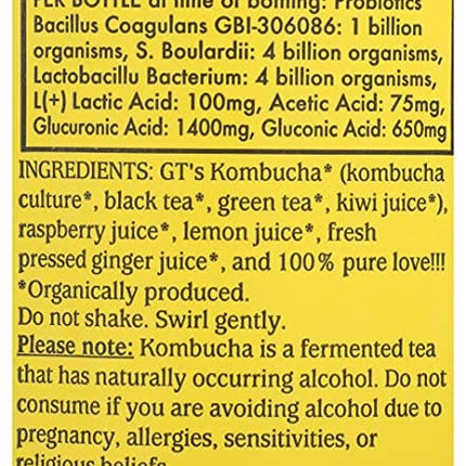 GT's Kombucha, Trilogy 16 Fl Oz