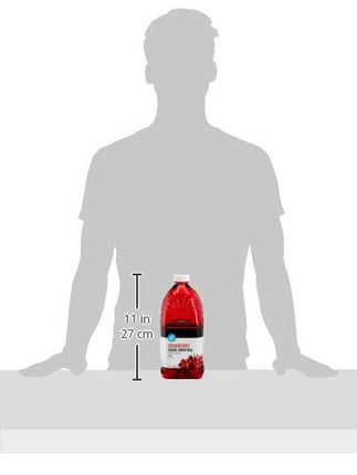 Amazon Brand - Happy Belly Juice Cocktail, Cranberry, 64 Fl Oz Bottle