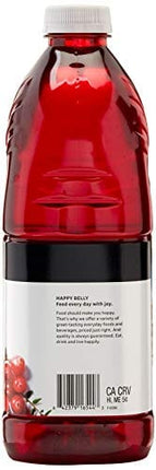 Amazon Brand - Happy Belly Juice Cocktail, Cranberry, 64 Fl Oz Bottle