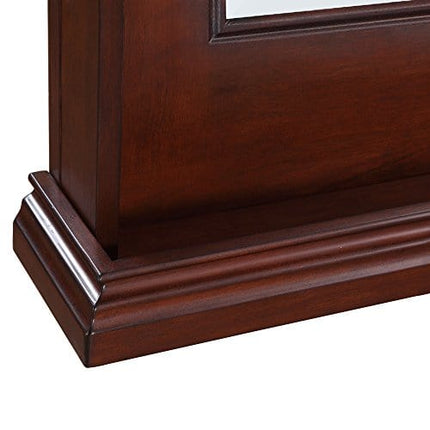 Hathaway Seville Back Bar Mirror Walnut, 62" x 35.5"