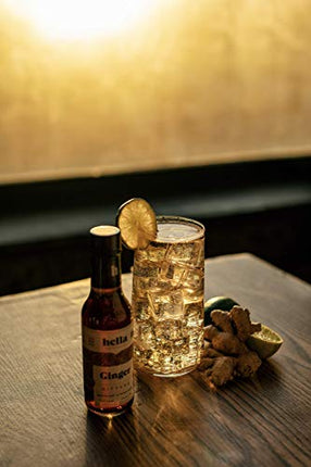 Hella Cocktail Co. Ginger Bitters (5 Fl Oz) - Craft Cocktail Bitters Made with Real Ginger and Whole Spices