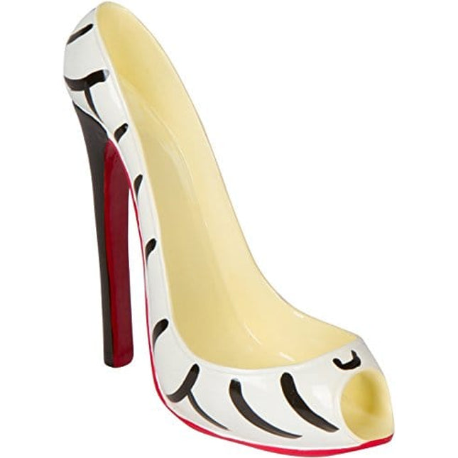 KitchInnovations High Heel Wine Bottle Holder - Four Attactive Style Variations Available (Zebra)
