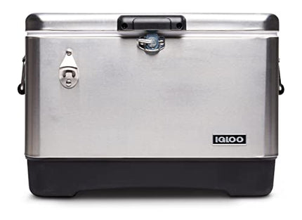 Igloo 54 QT Legacy Stainless Steel Cooler with Bottle Opener