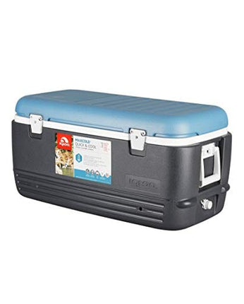 Igloo Quart MaxCold Cooler, 100 Quart (49496), Blue/Navy