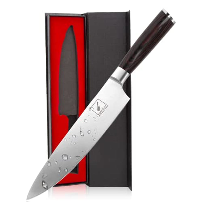 imarku Japanese Chef Knife - Pro Kitchen Knife 8 Inch Chef's Knives High Carbon Stainless Steel Sharp Paring Knife with Ergonomic Handle, Useful Kitchen Gadgets 2023