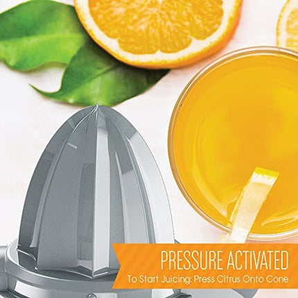 Juiceman Citrus Juicer, Small, White