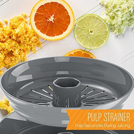 Juiceman Citrus Juicer, Small, White
