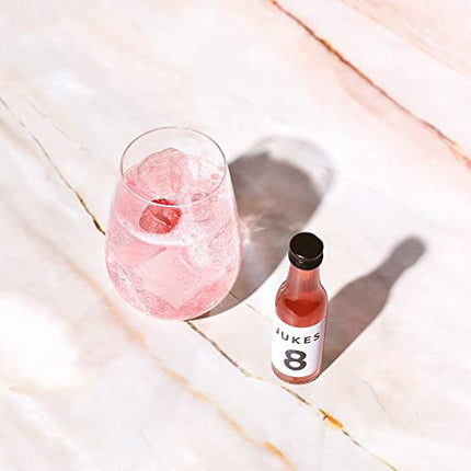 Jukes 8 Cocktail Mixer and Drink Replacement for Alcoholic Beverages, Award Winning, 0.0% Alcohol, Aperitif Style, Mix It, 100% Plant-Based, Giftbox, 9 Bottles, Rosé