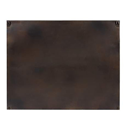 Kate and Laurel Mace Decorative Farmhouse Rustic Wood and Metal Wall Mounted Double Door Storage Cabinet