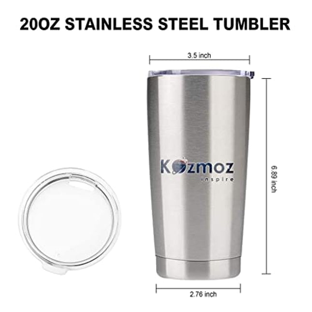 Kozmoz Inspire Dad Gifts- Fathers Day Gift -Christmas gift for Dad- Best Gifts For Dad From Son- Birthday Gifts For Dad From Daughter, Funny Dad Cups Tumbler, Dad Travel Mug, Gifts from wife