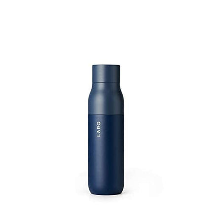LARQ Bottle - Self-Cleaning and Insulated Stainless Steel Water Bottle with Award-winning Design and UV Water Sanitizer, 17oz, Monaco Blue