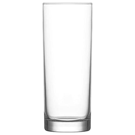 lav Collins Glasses for Cocktails - Highball Glasses Set of 6-12.25 Oz Tall Bar Glasses for Long Drink Cocktails - Clear Mixed Drink Glasses - Drinking Cups for Beverages - Made in Europe