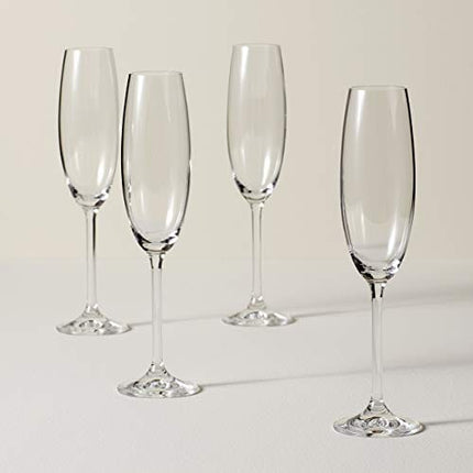 Lenox Tuscany Classics 4pc Toasting Flute Set, 2.3 LB, Clear