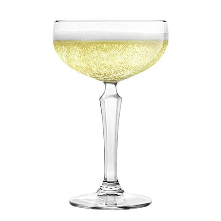 Libbey Capone Speakeasy Coupe Cocktail Glasses, 8.6-ounce, Set of 4