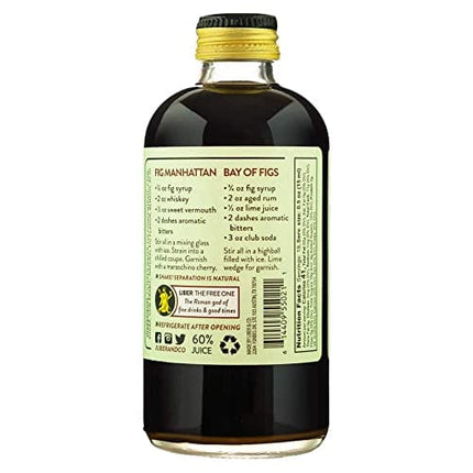 Liber & Co. Caramelized Fig Syrup (9.5 oz) Made with California Figs