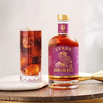 Lyre's Highland Malt - Non-Alcoholic Spirit, Malt Whiskey Style, Premium, 23.7 Fl Oz