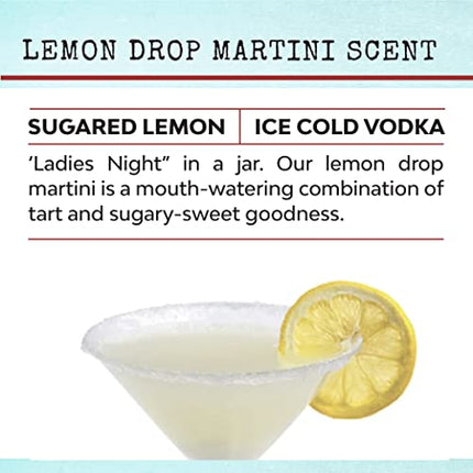 Malicious Women Candle Co - The Badass in Me Honors The Badass in You, Lemon Drop Martini Infused with Mutual Respect, All-Natural Soy Candle, 9 oz