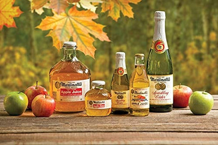 Martinelli's Gold Medal Sparkling Apple Cider, 8.4 oz Pack of 12 Bottles