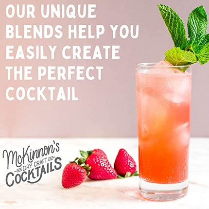 McKinnon’s Dry Craft Cocktails | Dehydrated Fruit and Herbs | DIY Mixology | Infusion Kit | Mason Jar Serves 8 – 16 Drinks | Handmade in the USA (Strawberry-Lemonade)