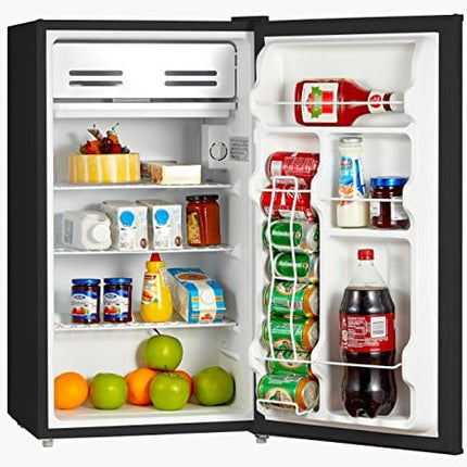 Midea WHS-121LB1 Refrigerator, 3.3 Cubic Feet, Black