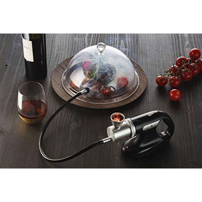 Mitbak Cocktail Smoker With Dome Lid And Woodchips | Electric Food And Drink Portable Smoking Gun| Indoor-Outdoor Smoke Infuser Machine | Excellent Gift