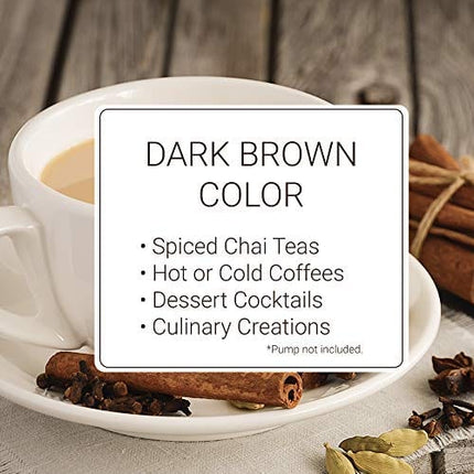 Monin - Chai Tea Concentrate, Spiced Green Tea Flavor, Natural Flavors, Great for Spiced Chai Teas, Coffee Drinks, Dessert Cocktails, and Other Culinary Creations, Non-GMO, Gluten-Free (750 ml)