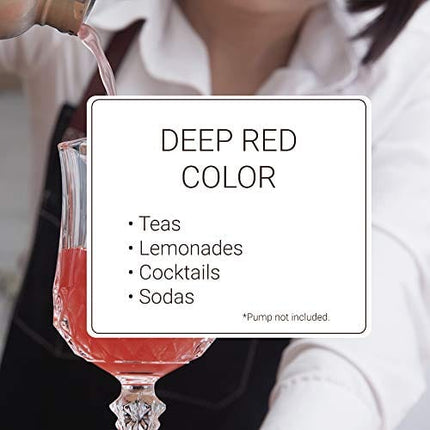 Monin - Cranberry Syrup, Tangy and Sweet Berry Flavor, Natural Flavors, Great for Margaritas, Cocktails, Hot and Cold Berry Teas, Lemonades, and Sodas, Non-GMO, Gluten-Free (750 ml)