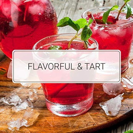 Monin - Cranberry Syrup, Tangy and Sweet Berry Flavor, Natural Flavors, Great for Margaritas, Cocktails, Hot and Cold Berry Teas, Lemonades, and Sodas, Non-GMO, Gluten-Free (750 ml)